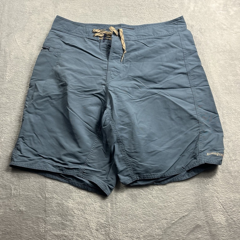 Patagonia Wavefarer Board Shorts Trunks Swim Outdoors Blue Mens Size 33